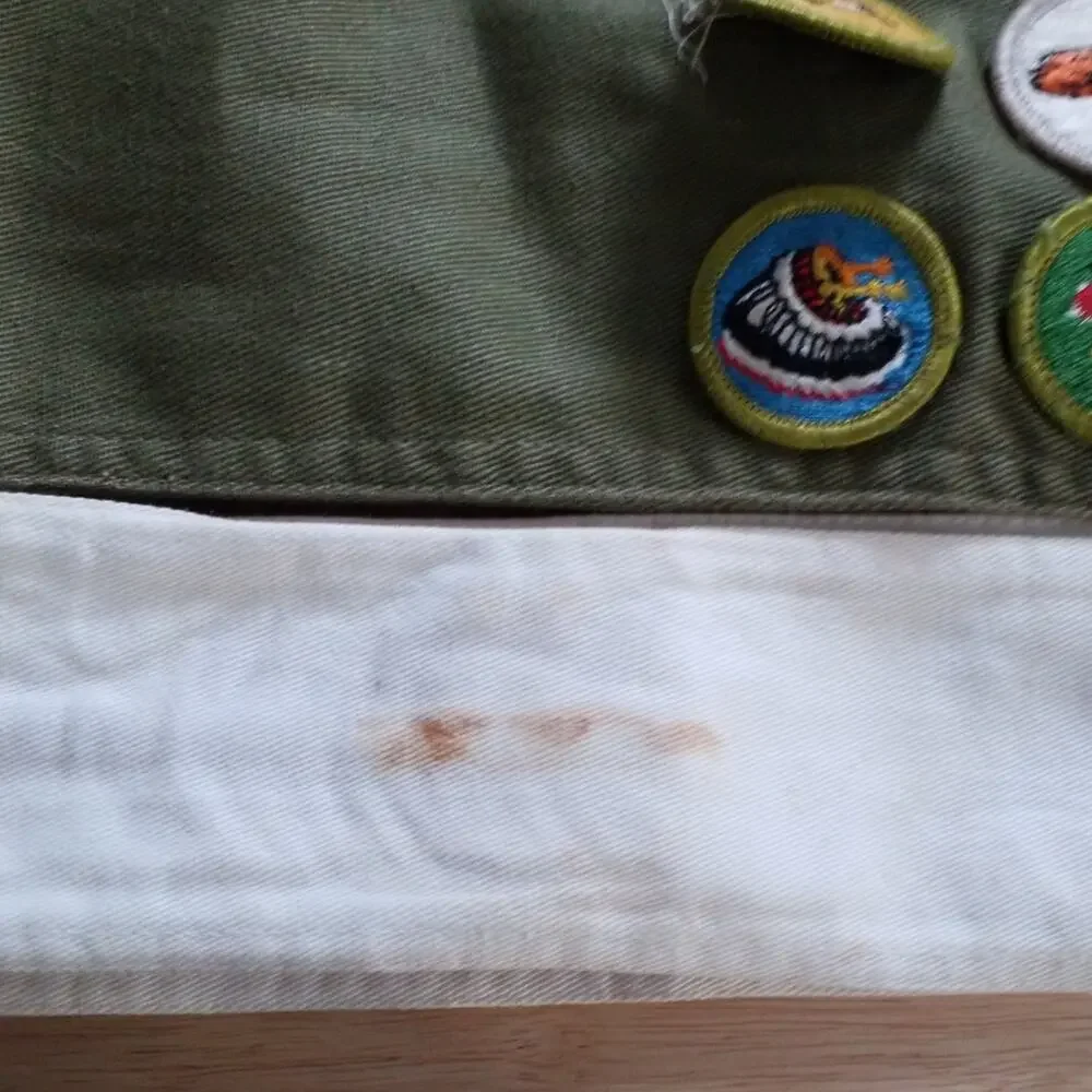 Vtg BSA Boy Scout Lot 50s 60s Vigil Honor OA Sash, Merit Badge Sash, Patches